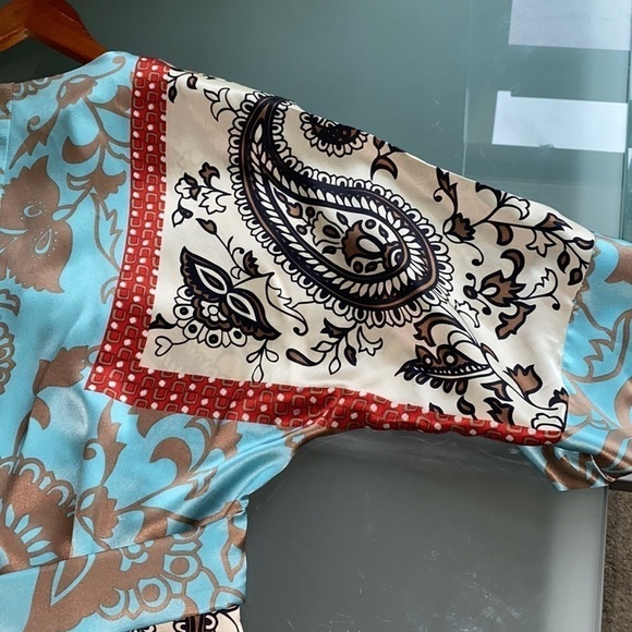 SILK Kimono Dress Size L | Single Dress - Picture 8 of 10